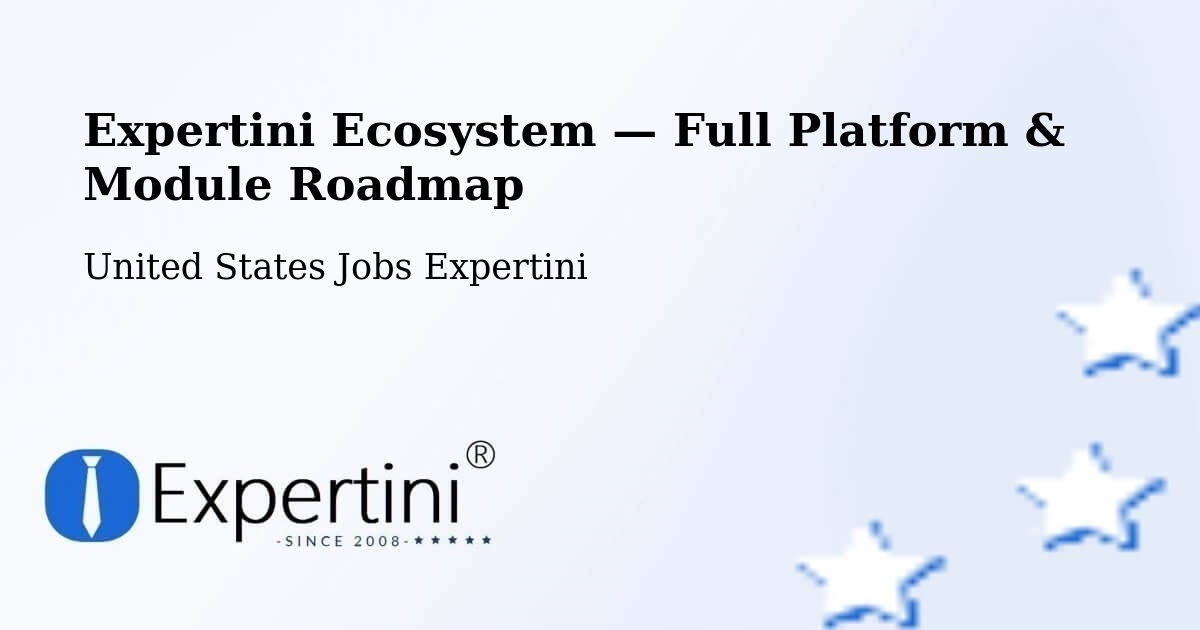 Expertini Ecosystem — Full Platform & Module Roadmap – Helotes